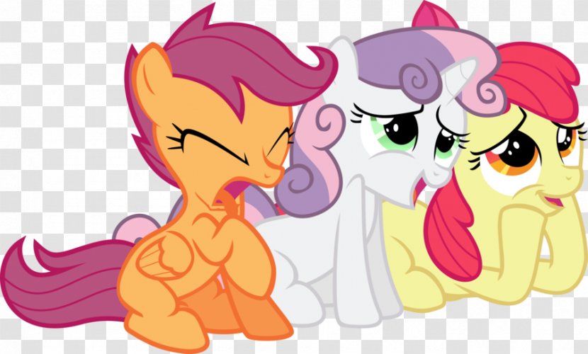 My Little Pony Scootaloo Apple Bloom Sweetie Belle - Frame - Cutie Mark Chronicles Transparent PNG