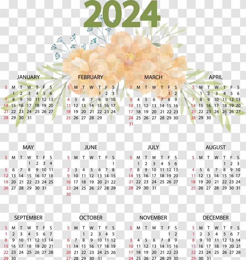 Calendar 2024 2027 2022 Transparent PNG