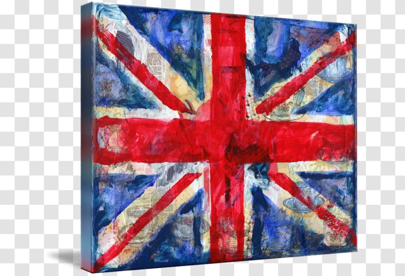 England Flag Of The United Kingdom Painting Mixed Media - Flower Transparent PNG