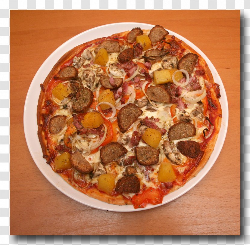 Sicilian Pizza Vegetarian Cuisine Recipe - Ingredient Transparent PNG