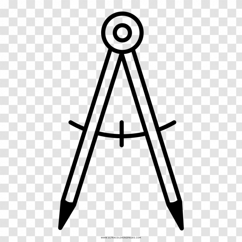 Drawing Architecture Compass - Twodimensional Space - Compas Transparent PNG