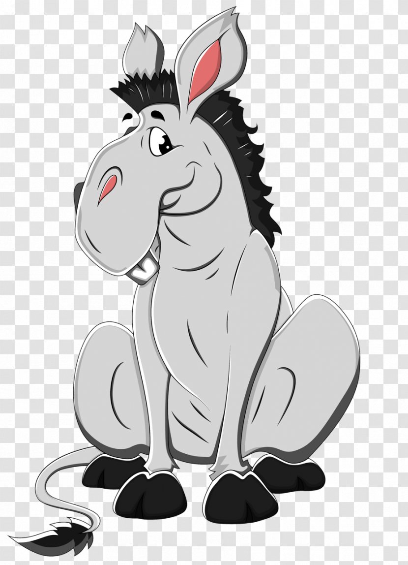 Donkey Aasi Drawing Fairy Tale Clip Art - Mammal Transparent PNG