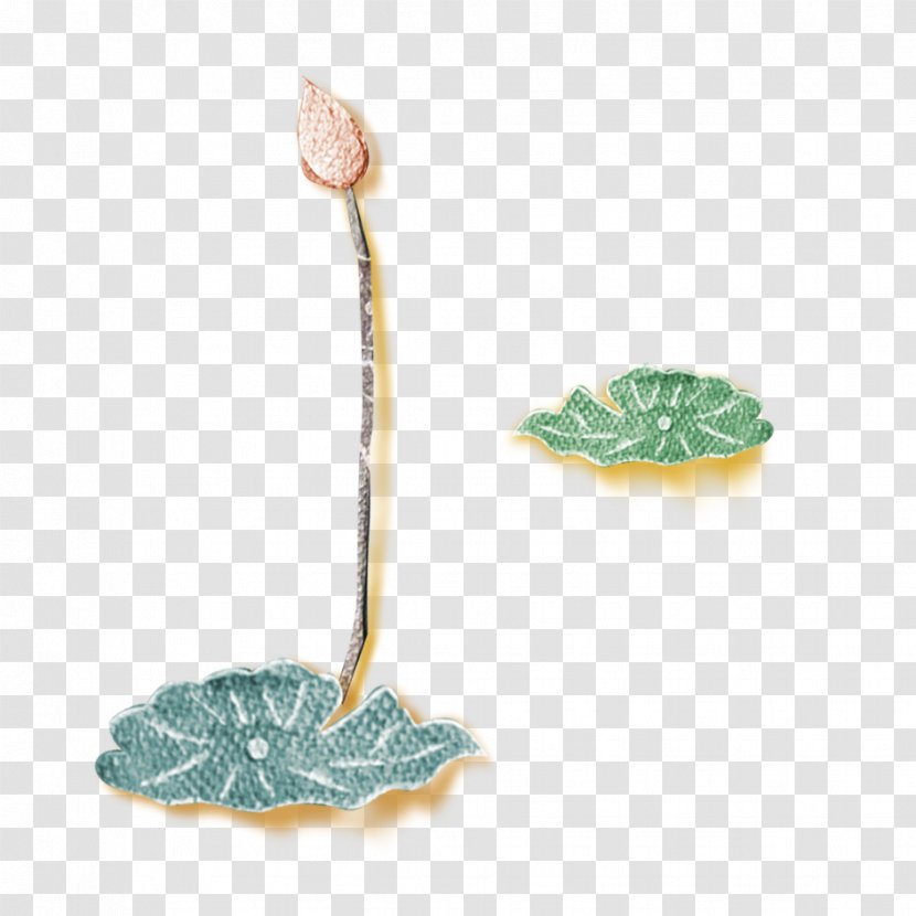 Leaf Heyexiang Bud - Lotus Material Transparent PNG