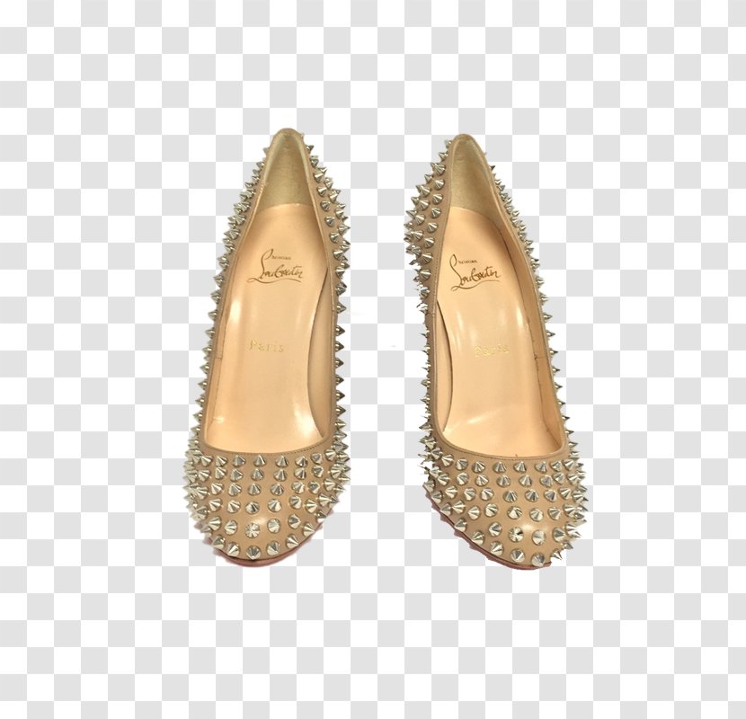 Earring Jewellery Footwear Shoe Beige - Louboutin Transparent PNG