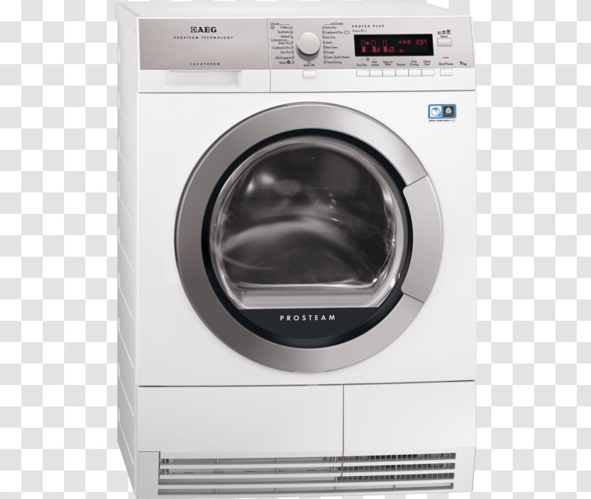 Washing Machines AEG L85470SL Clothes Dryer Linens - Candy - Tumble Transparent PNG