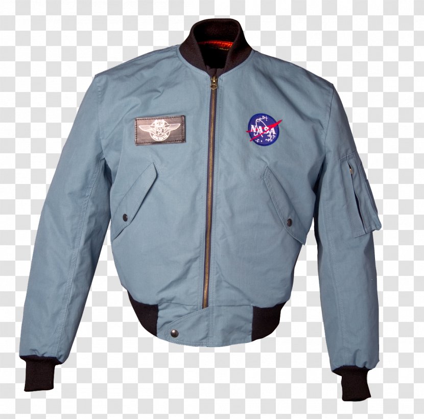 Apollo Program Leather Jacket Flight Clothing - Suits - Lightweight Transparent PNG