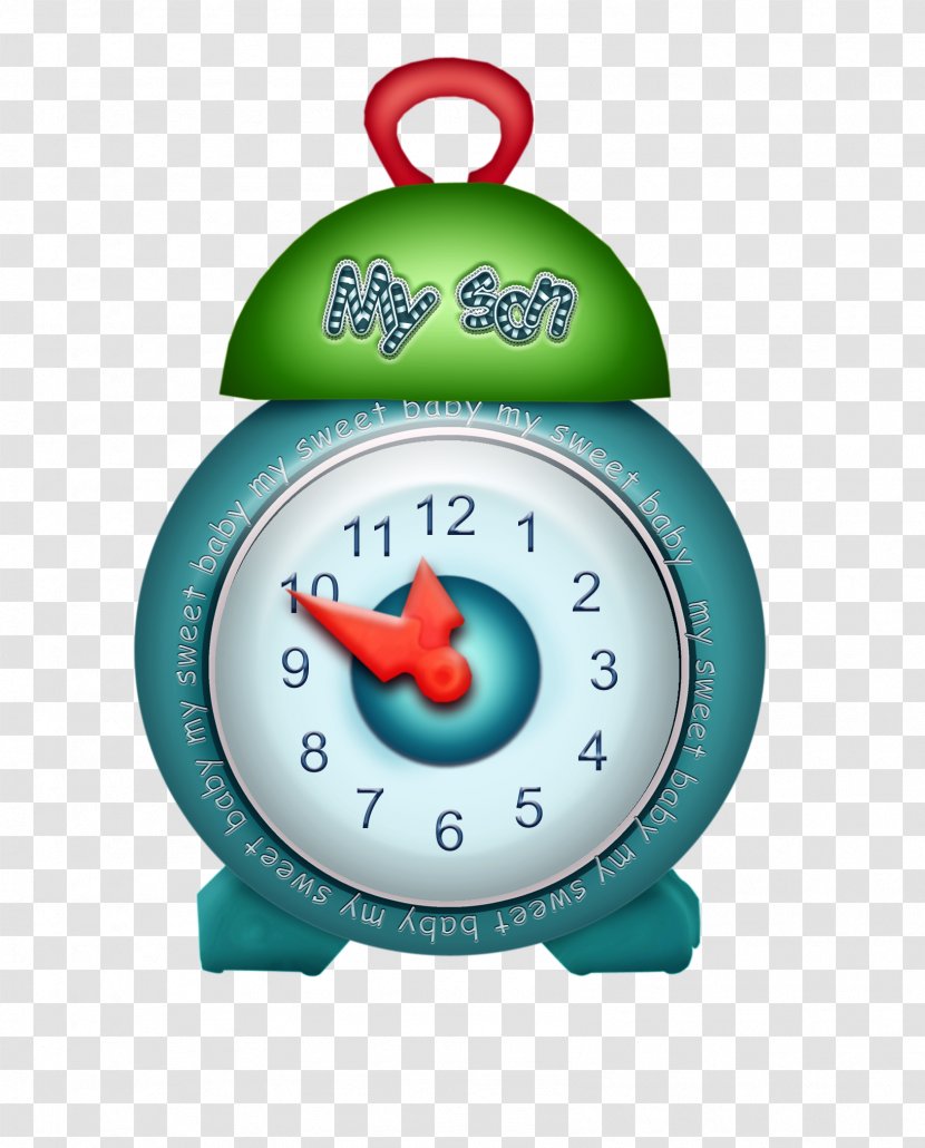 Beautiful Blue Alarm Clock - Product Design - Timer Transparent PNG