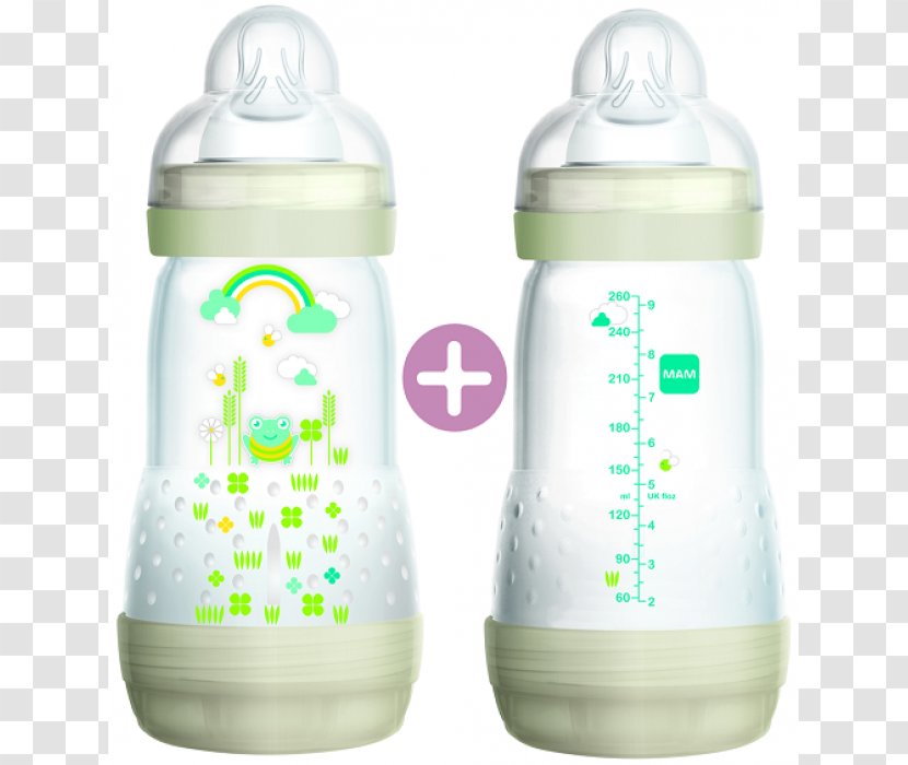Mother Infant Baby Bottles Colic Child - Flower Transparent PNG