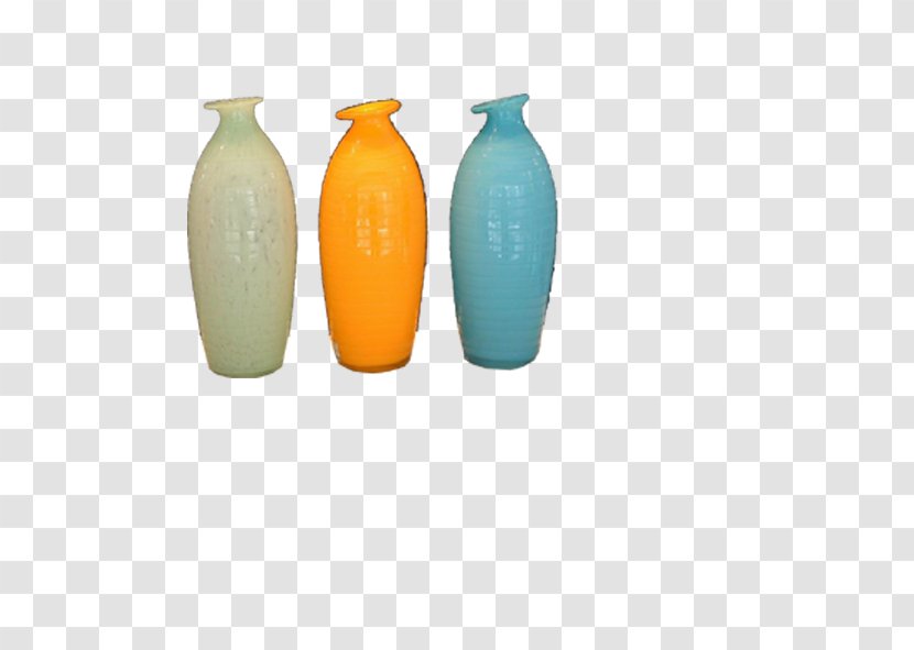 Plastic Bottle Vase Ceramic Transparent PNG