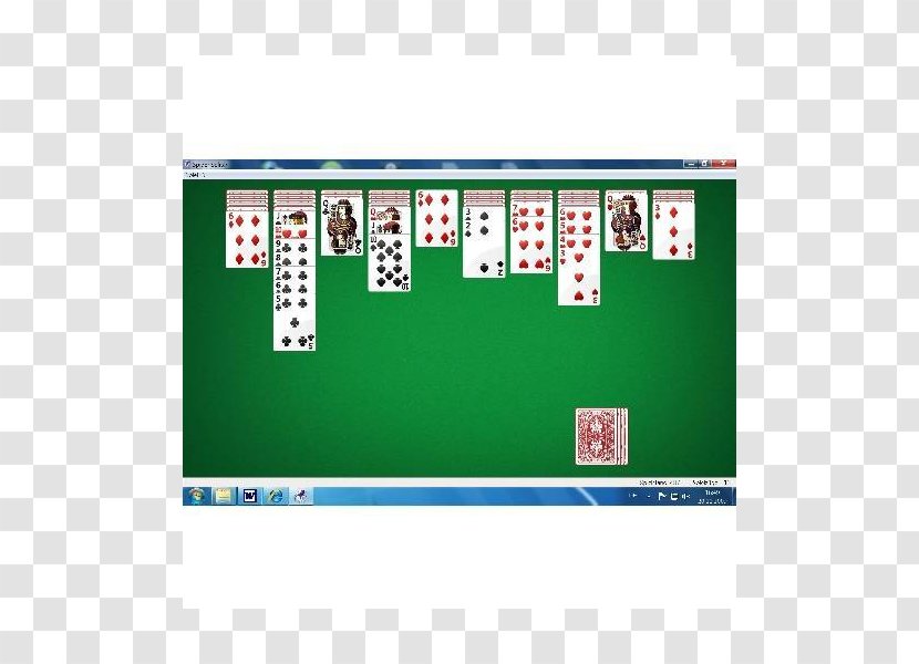 Gambling Display Device Card Game Font - Spaider Solitaire Transparent PNG