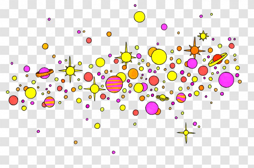 The Little Prince Clip Art Pattern Confetti Pink M - Baobab Illustration Transparent PNG