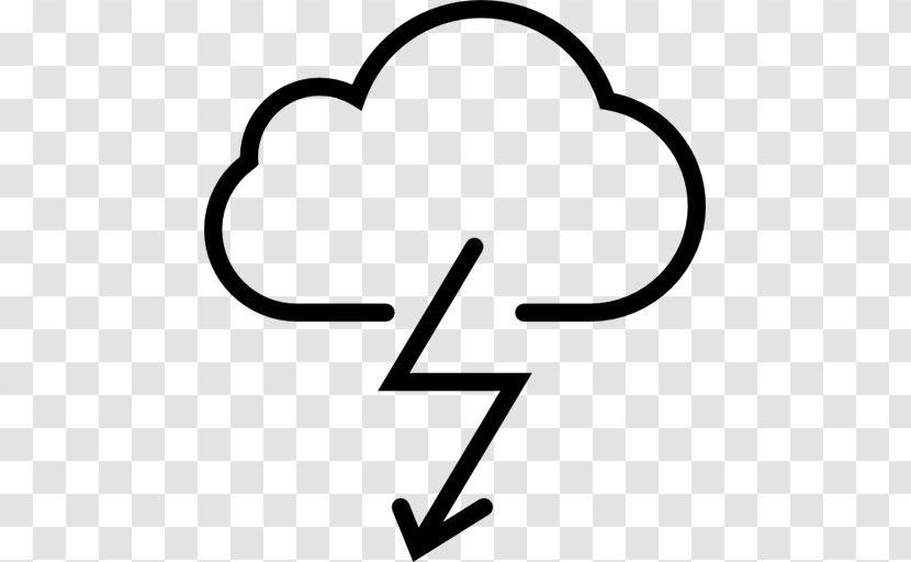 Cloud Computing Symbol - Thunder Transparent PNG