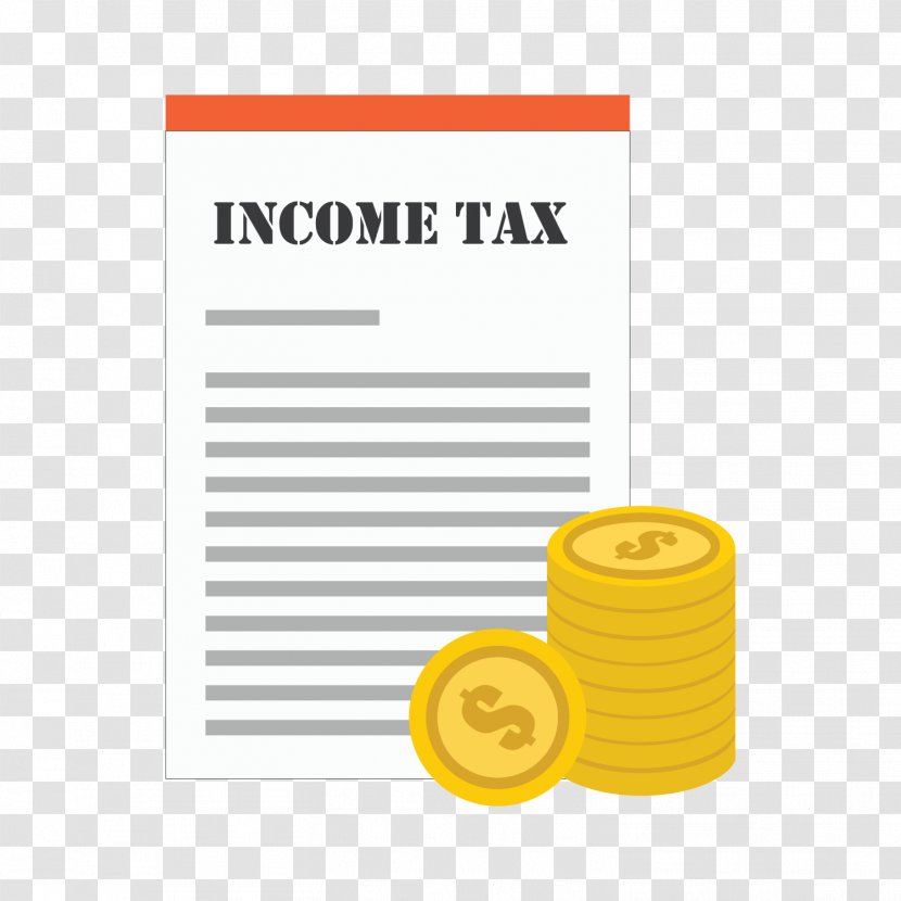 Income Tax Rate Road - Yellow Transparent PNG