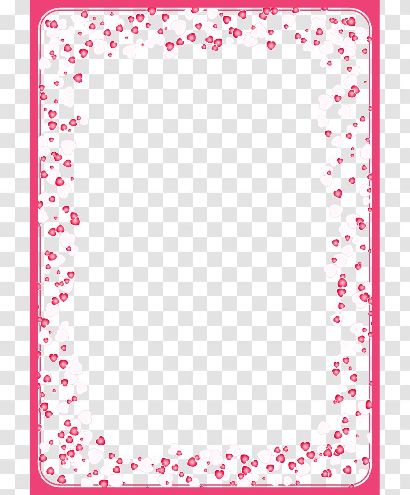 Love Valentine's Day Heart - Area - Pink Heart-shaped Frame Transparent PNG