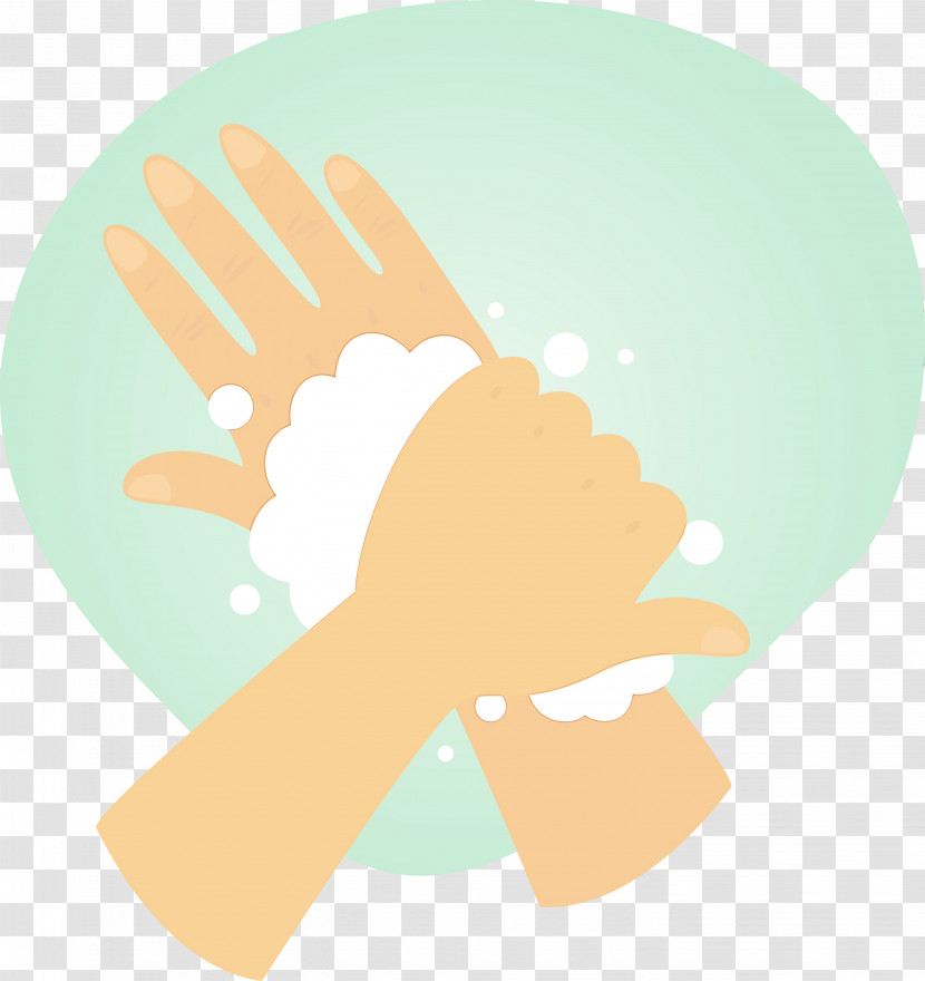 Hand Washing Hand Cartoon Hygiene Line Art Transparent PNG