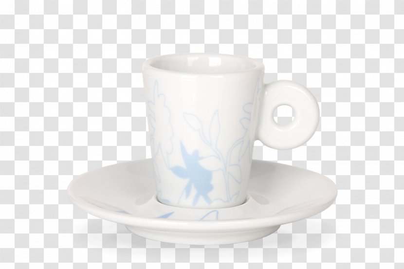 Coffee Cup Espresso Saucer Porcelain Mug - Drinkware Transparent PNG