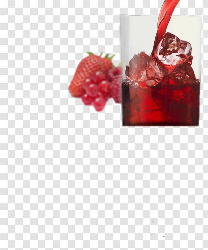 Responsive Web Design Template Website - Flavor - Large Glass Of Iced Strawberry Juice Transparent PNG