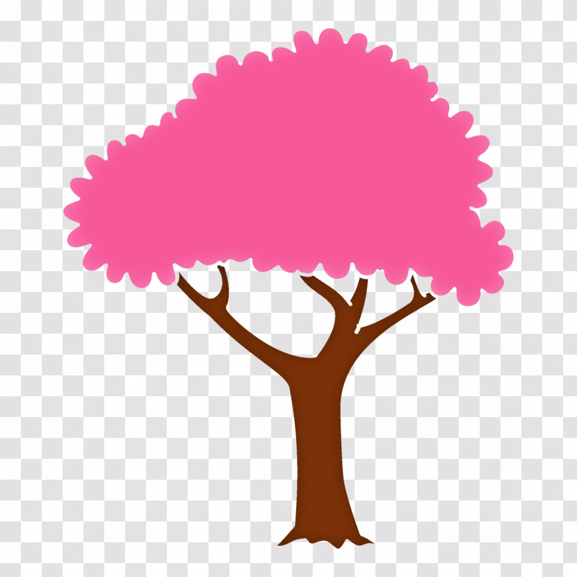 Pink Tree Leaf Plant Woody Plant Transparent PNG