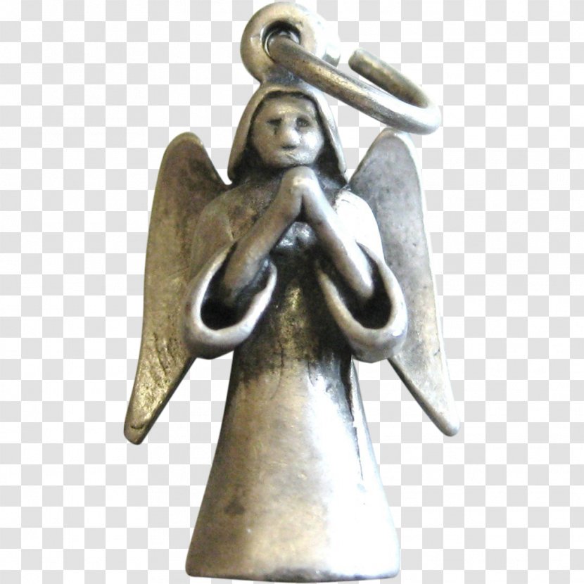 Statue ISTX EU.ESG CL.A.SE.50 EO Figurine - Istx Euesg Clase50 Eo - Sterling Silver Cross With Praying Hands Transparent PNG