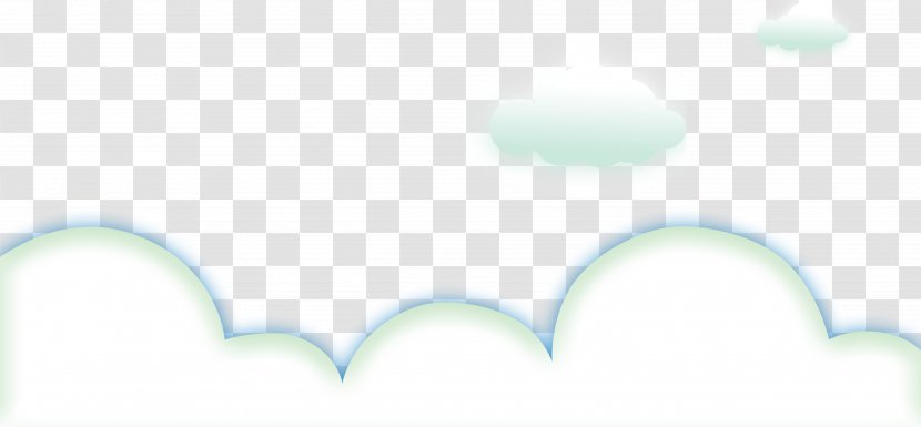 Graphic Design Brand Pattern - Azure - White Clouds Bottom Decoration Transparent PNG