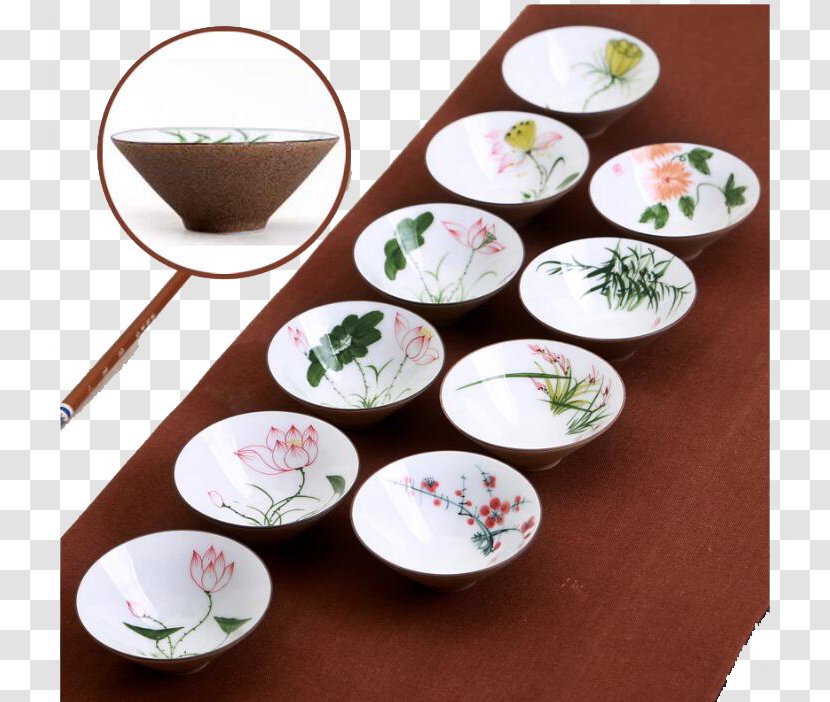Teacup Mug Ceramic - Bowl - Creative Tea Cup Transparent PNG