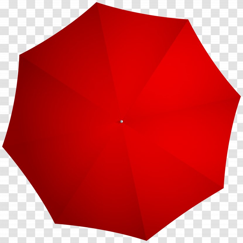 Red Angle Umbrella Design - Open Transparent Clip Art Transparent PNG