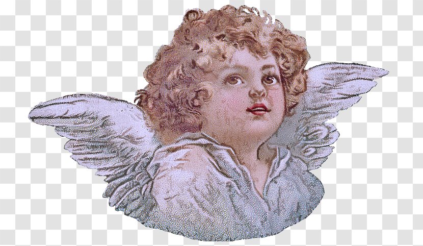 Angel Sculpture Supernatural Creature Fictional Character Statue - Stone Carving - Portrait Transparent PNG