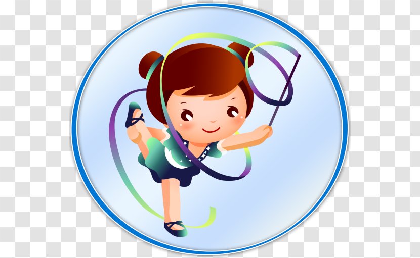 Rhythmic Gymnastics Sports Drawing Back Walkover - Tableware Plate Transparent PNG