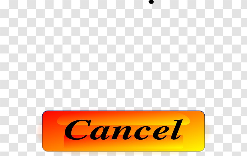 Clip Art - Text - Cancel Button Transparent PNG