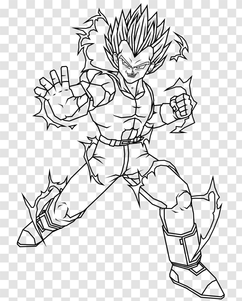 King Vegeta Goku Majin Buu Gogeta - Hand Transparent PNG