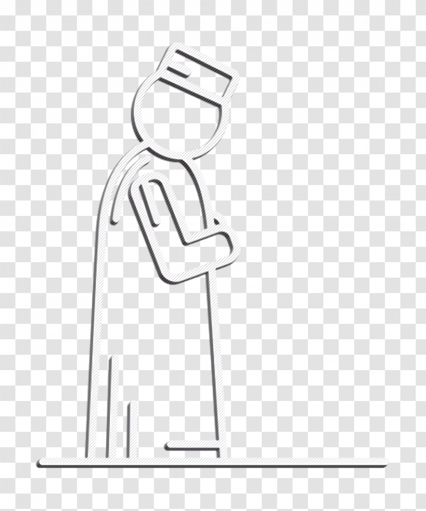 Ramadhan Mubarak Icon Pray Icon Muslim Praying Icon Transparent PNG