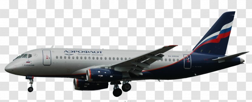Boeing 737 Next Generation 767 Airbus A320 Family Airline Sukhoi Superjet 100 - Mode Of Transport - Aircraft Transparent PNG