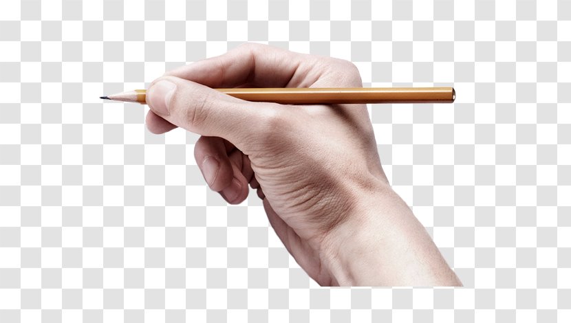 Pencil Hand - Pen - Holding A Transparent PNG