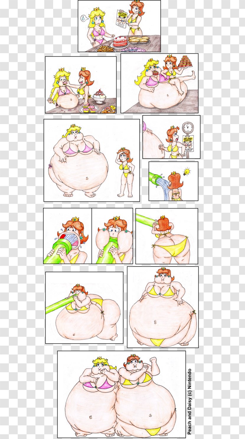 Princess Peach Daisy Weight Gain - Information - Sumo Transparent PNG