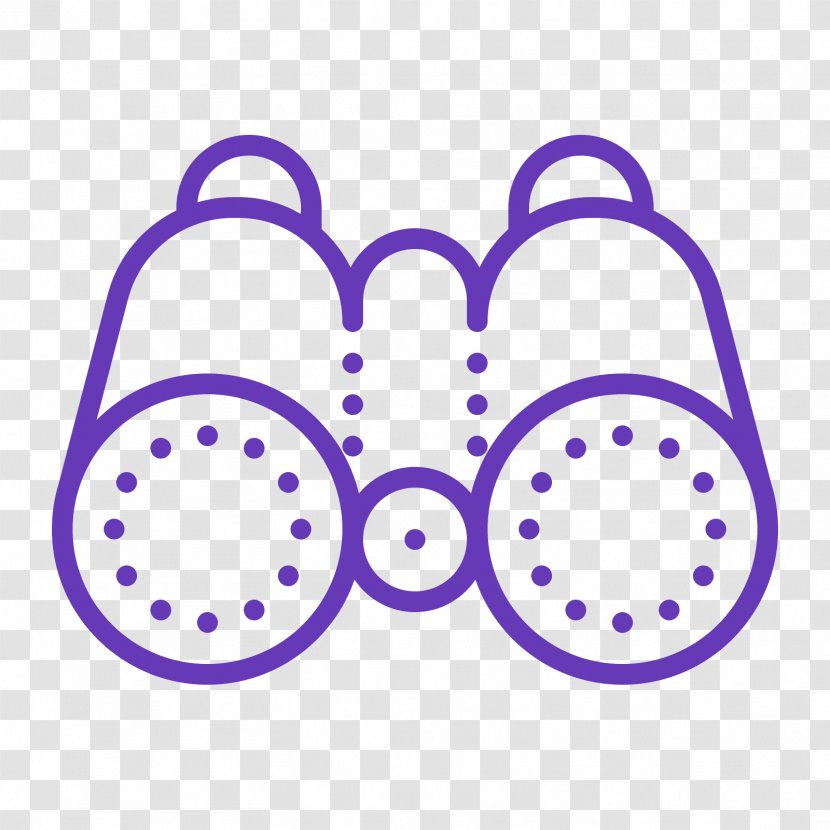 Binoculars Phone - Purple - Smile Transparent PNG