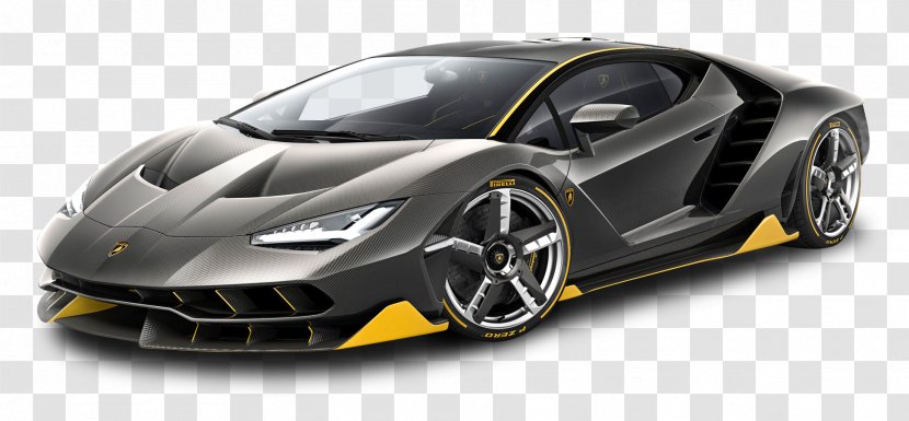 Lamborghini Centenario Geneva Motor Show Car Aventador - Automotive Design - Black LP 770 4 Transparent PNG