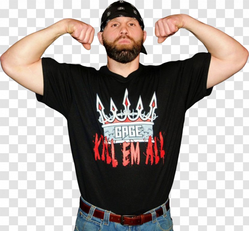 Nick Gage Professional Wrestler T-shirt Clothing - Hand - Kurt Angle Transparent PNG