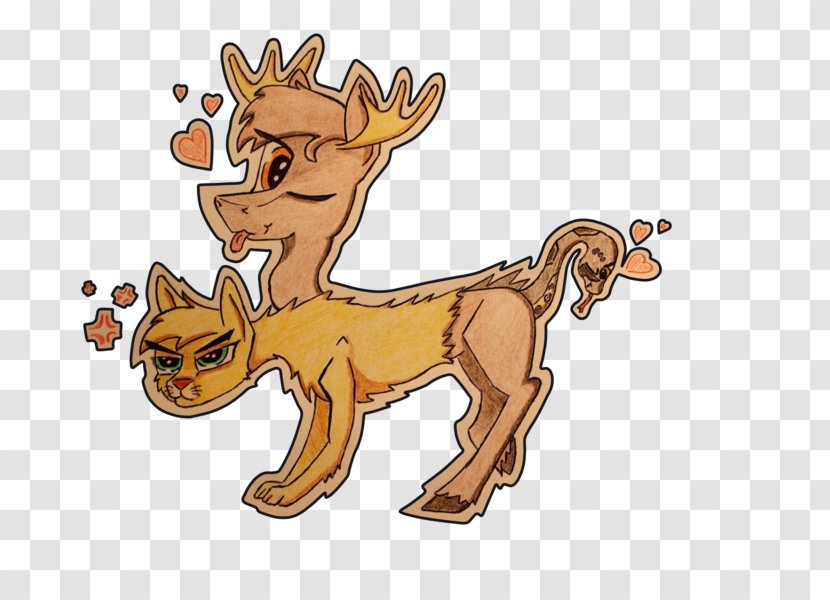 Lion Reindeer Mammal Cat - Organism Transparent PNG