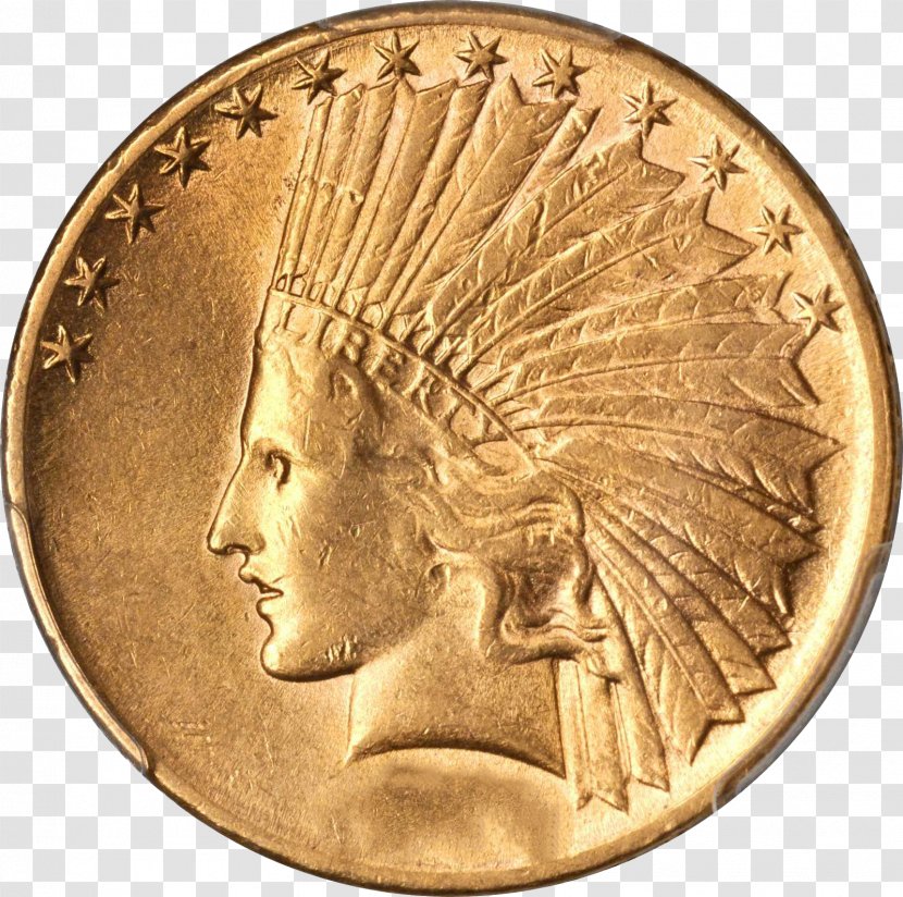Coin Indian Head Cent Gold Money Metal - United States Mint - Coins Transparent PNG