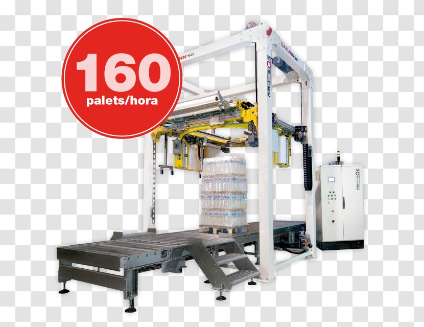 Machine Stretch Wrap Palletizer Packaging And Labeling - Stretching - Dare Transparent PNG