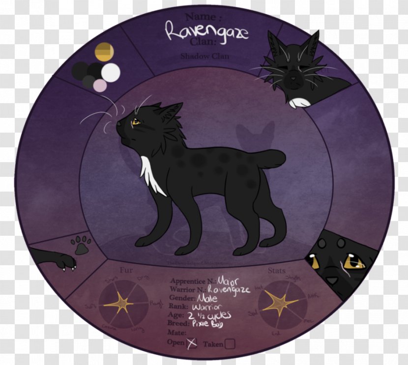 Cat Purple Violet Carnivora Animal - Shadow Warrior Transparent PNG