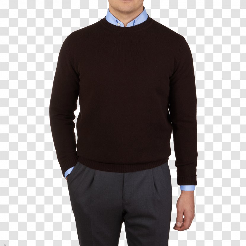 Sweater Crew Neck Shirt Collar Lambswool Transparent PNG