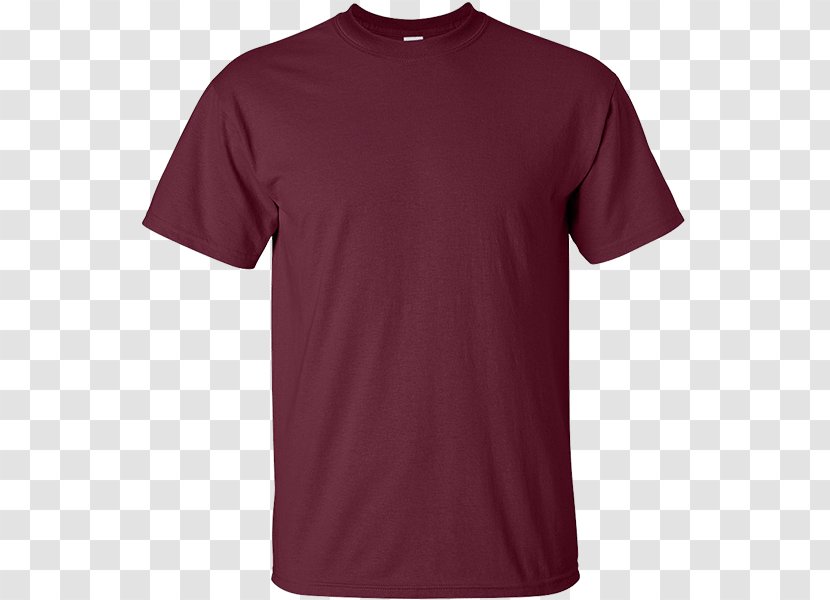 T-shirt Hoodie Gildan Activewear Clothing - Safety Orange - Maroon Transparent PNG