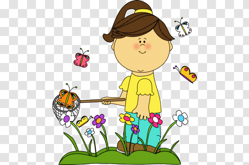 Cartoon Sharing Child Happy Plant Transparent PNG