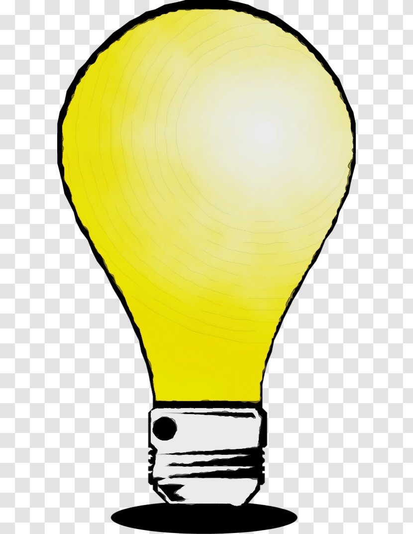 Incandescent Light Bulb LED Lamp Electric - Lighting - Yellow Transparent PNG