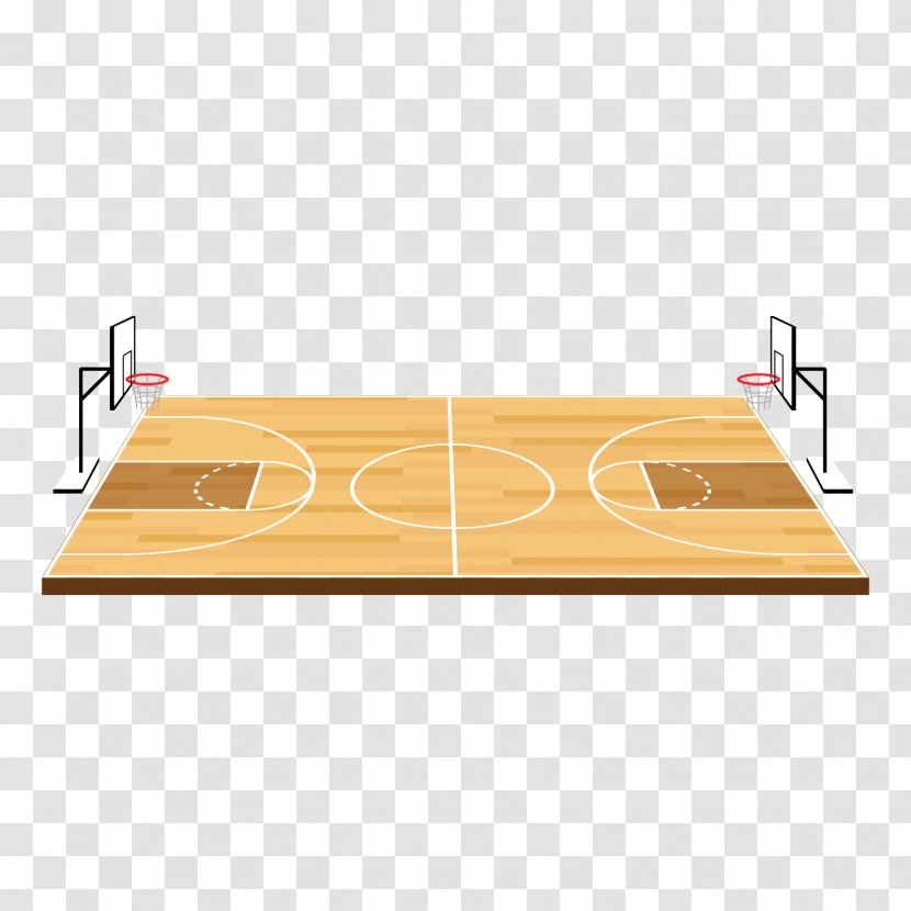 Basketball Court Euclidean Vector - Flooring Transparent PNG