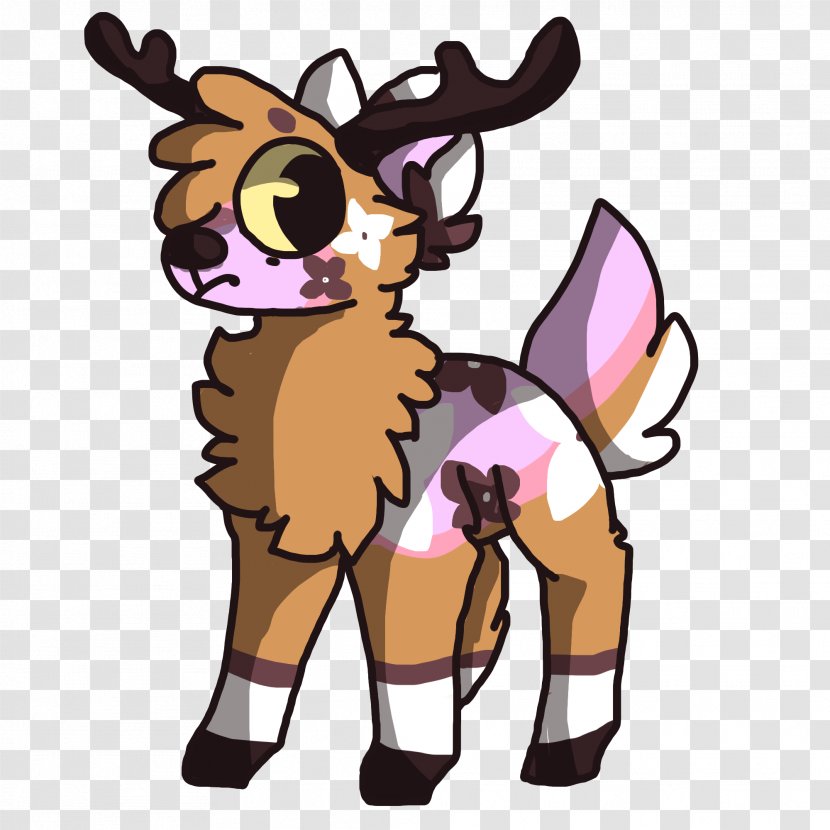 Reindeer Horse Pony Antler Art - Fictional Character Transparent PNG