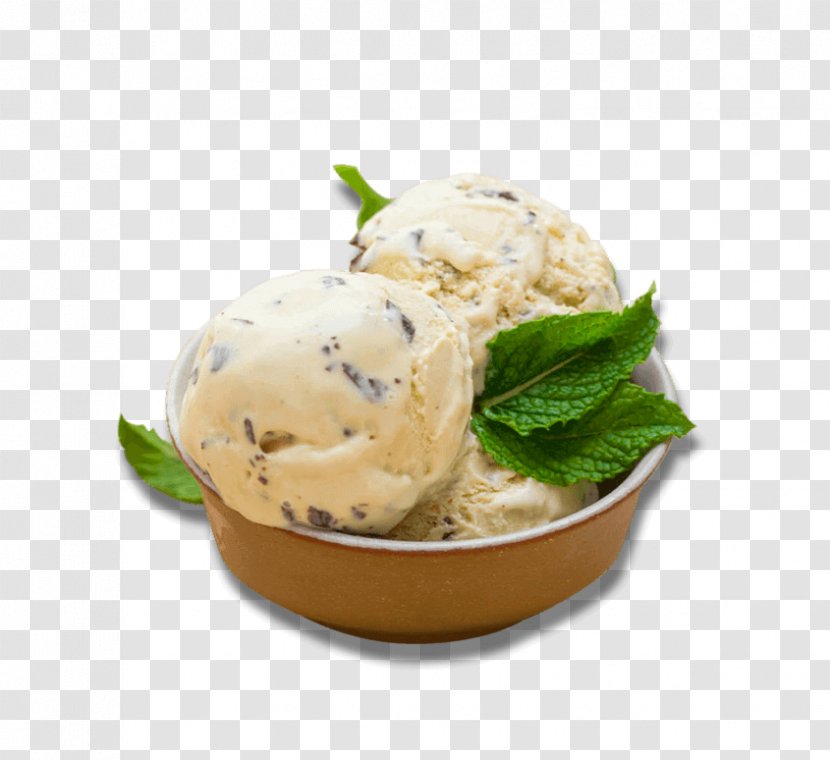 Chocolate Ice Cream Mint Chip Flavor Transparent PNG