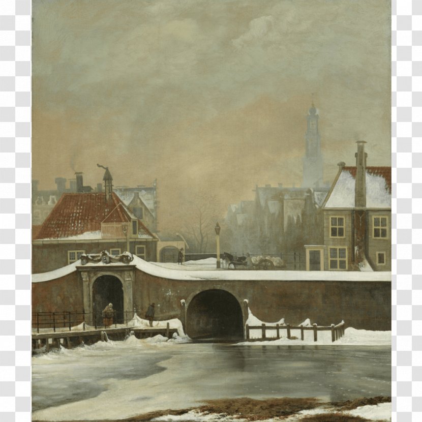 The Raampoortje In Amsterdam Watercolor Painting Rijksmuseum Painter - Arch Transparent PNG