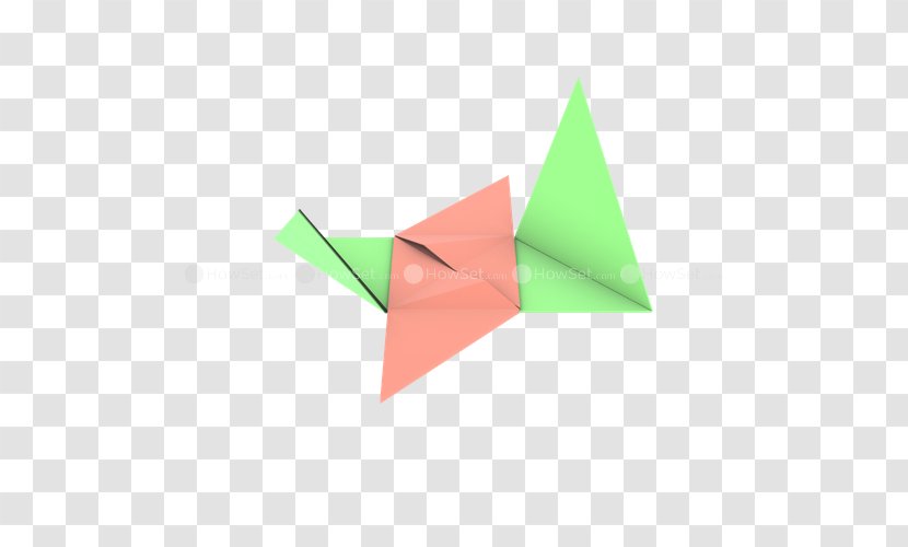 Origami Paper Triangle Transparent PNG